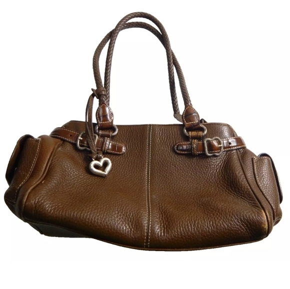Brighton Pebbled Leather Shoulder Bag - Picture 1 of 11